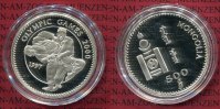 Mongolei Mongolia 500 Tukhrik Silber Mongolei, 500 Togrog 1997, Olympische Spiele Sydney 2000 Judo PP