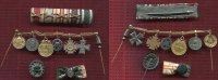 Preußen Deutsches Reich I. Weltkrieg Miniaturenkette uvam. Miniaturenkette Preußen Deutsches Reich 6 Auszeichnungen Miniaturen