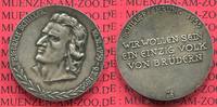 DDR Auszeichnung Friedrich Schiller Ehrung 1955 DDR Schiller Ehrung 1955 Silbermedaille 900 Silber