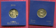 Frankreich 500 Euro Goldmünze Kursmünzentyp Frankreich 500 Euro Gold 2010 Säerin Sameuse Stgl. 12 g 999 Gold 31 mm
