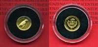 Palau 1 Dollar Goldmünze Palau 1 $ 2006 Goldmünze The Little Five Büffelweber Vogel Bild
