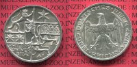 Weimarer Republik Deutsches Reich 3 Mark Silber Gedenkmünze Commemorative Weimarer Republik 3 Mark Universität Marburg 1927 A Silber