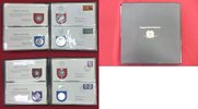 Papua Neu Guinea 1 Toea bis 10 Kinas Proof Set Papua Neu Guinea KMS Proof Set 1975 8 Münzen Tiermotive