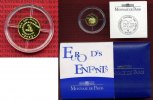 Frankreich, France 1/4 Euro Gold 1/10 Unze Frankreich 1/4 Euro Gold 2002 Kinder-Euro PP OVP