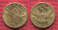 USA 10 Dollars Goldnmünze Eagle USA 10 Dollars Liberty, Frauenkopf, 1901 S Coronet Head Gold