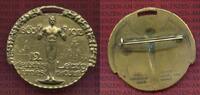 Leipzig Tragbares Abzeichen 12. Deutsches Turnfest Leipzig 1913 Tragbares Abzeichen Bronze