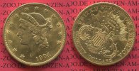 USA 20 Dollars Gold Liberty Double Eagle USA 20 Dollars Liberty, Frauenkopf, 1904 Gold Double Eagle