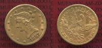 USA 10 Dollars Goldmünze Eagle Coronet Head USA 10 Dollars Liberty, Frauenkopf, 1887 S Coronet Head Gold