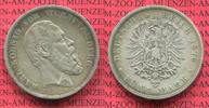 Württemberg, German Empire State of 5 Mark Silbermünze Württemberg 5 Mark 1876, Kursmünze, König Karl , J. 173