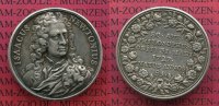 England Silbermedaille Silbermedaille auf den Tod von Isaac Newton sehr Selten in Silber ! 1727