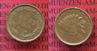USA Civil War Token 1 Not one Cent Token USA Civil War Bürgerkriegs Toke 1863 Indianerkopf "Not One Cent"