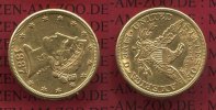 USA 5 Dollars Half eagle USA 5 Dollars Liberty, Frauenkopf, Coronet Head 1887 S Gold