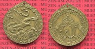Preußen, Prussia German Empire Medaille Chinakämpfer Bronze Medaille "Den Siegreichen Streitern" 1900 China 1901 Adler kämpft mit