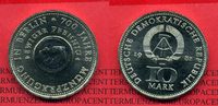 DDR GDR Eastern Germany 10 Mark DDR Gedenkmünze Cu/Ni 700 Jahre Münzprägung in Berlin, Ewiger Pfennig