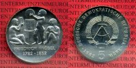 DDR 5 Mark DDR Gedenkmünze Cu/Ni Neusilber 200. Geburtstag von Friedrich W. A. Fröbel