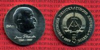 DDR 5 Mark Gedenkmünze DDR Max Planck 1858-1947 Neusilber