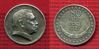 Deutsches Reich Silbermedaille Auf den 80. Geburtstag Hindenburg 2. Oktober 1927