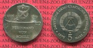 DDR, GDR Eastern Germany 5 Mark Ferdinand von Schill