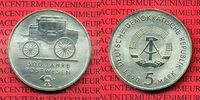 DDR GDR Eastern Germany 5 Mark Gedenkmünze 500 Jahre Postwesen Postkutsche