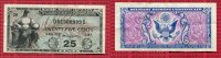 USA, Military Payment Certificate 25 Cents Banknote USA MPC ca 1951 25 Cents