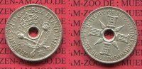 Neu Guinea Territory of new Guinea 1 Shilling Neu Guinea 1 Shilling Silber Kursmünze Lochgeld Geeorg VI.