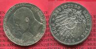 Hessen, Hesse, State of German Empire 5 Mark Silber Hessen 5 Mark 1904, Philipp der Großmütige Philippsuni