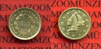 USA, Kalifornien 1/2 Dollar Goldmünze USA Half Dollar "California Gold" 1852 Frauenkopf