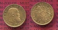 Württemberg State of German Empire 20 Mark Württemberg 20 Mark, König Wilhelm II. Gold Gold 1897 J. 296