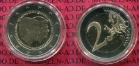 Niederlande, Holland, Netherlands 2 Euro Gedenkmünze Niederlande 2 Euro 2014 Doppelportrait 2 Könige