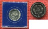 DDR GDR Eastern Germany 5 Mark DDR Cu/Ni Gedenkmünze Neusilber Robert Koch 1843 - 1910 5 Mark 1968 Erste 5 Mark Gedenkmünze der DDR