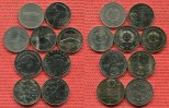 DDR Lot Lot von 5 x 5 und 4 x 10 Mark DDR Gedenk Lot von 9 DDR Gedenkmünzen davon 4 Stück 10 Mark und 5 Stück 5 Mark Münzen