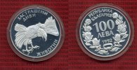 Bulgarien 100 Lewa silber Bulgarien 500 Lewa 1992 Gefährdete Tierwelt Europäischer Steinadler