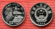 China 5 Yuan Silber Gedenkmünze China 5 Yuan 1992 Marco Polo Silber, Persönlichkeiten