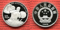 China 10 Yuan Silber China 10 Yuan 1992 Alfred Nobel PP Persönlichkeit