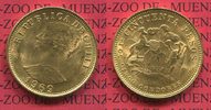 Chile 50 Pesos 5 Condores Goldmünze Chile 50 Pesos, 5 Condores, 1969 Goldmünze