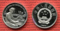 China Volksrepublik, PRC 10 Yuan Silber China 10 Yuan Silber 1990 Ludwig van Beethoven PP