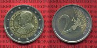 Vatikan 2 Euro Gedenkmünze Vatikan 2 Euro Gedenkmünze 2007 Benedict XVI. 80. Geburtstag