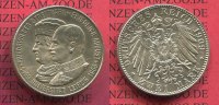 Sachsen, Saxony German Empire 2 Mark Silber Sachsen, 2 Mark 1909, Uni Leipzig, J. 138, Silber, vz mit Patina Picture