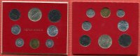 Vatikan Kursmünzensatz 1 - 500 Lire KMS Vatikan KMS 1960 1 Lire bis 500 Lire MCMLX Anno II