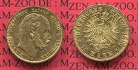 Preußen, State of Prussia German Empire 10 Mark Goldmünze Kursmünze Preußen 10 Mark Gold 1880 A J. 245 Wilhelm I.