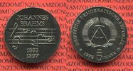 DDR 5 Mark DDR Gedenkmünze Cu/Ni Neusilber DDR 5 Mark 1972 Johannes Brahms Neusilber