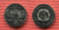 DDR, GDR Eastern Germany 5 Mark 1973 Gedenkmünze Cu/Ni Gedenkmünze zum 125. Geburtstag von Otto Lilienthal