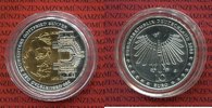 Bundesrepublik Deutschland 10 Euro Gedenkmünze BRD 10 Euro 2003 - 200. Geburtstag von Gottfried Semper teilvergoldet Bild