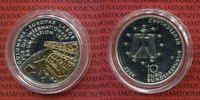 Bundesrepublik Deutschland 10 Euro Gedenkmünze BRD 10 Euro 2004 Raumstation ISS teilvergoldet Bild