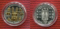 Bundesrepublik Deutschland 10 Euro Gedenkmünze BRD 10 Euro 2005 - 1200 Jahre Magdeburg teilvergoldet Bild