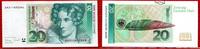 BRD,Deutsche Bundesbank 20 DM Deutsche Mark BRD Deutsche Bundesbank, 20 DM Deutsche Mark 1993 Ser GA A4 Picture