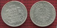 Hamburg 5 Mark Hamburg 5 Mark 1876 J, Stadtwappen, Kursmünze, Silber,kleiner Adler J. 62, Bild