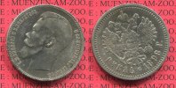 Russland Russia 1 Rubel Silber Russland Rubel 1898 Nikolaus II Silber leicht überdurchschnittlich ! Bild