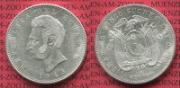 Ecuador 5 Sucres Ecuador 5 Sucres 1943 Mexico Kopf von Sucre Bild