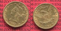 USA 10 Dollars Goldmünze Eagle Coronet Head USA 10 Dollars Liberty, Frauenkopf, 1881 o. Mzz. Coronet Head Gold